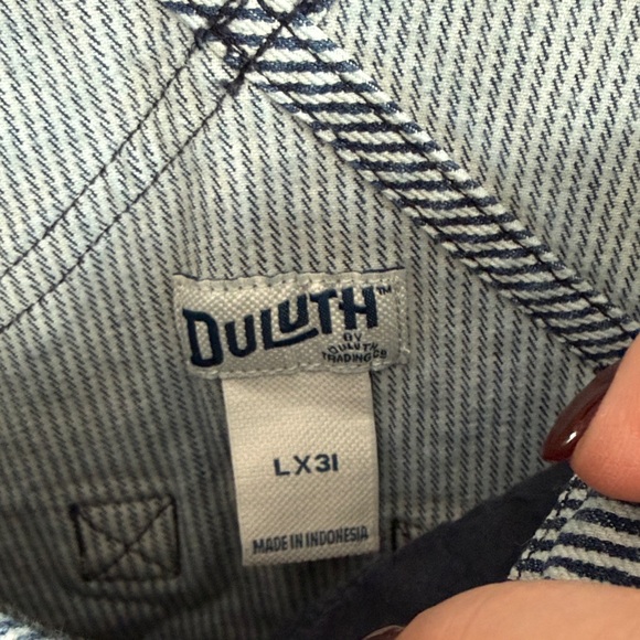 Duluth Trading Co Blue Women's Jeans Overalls - Picture 2 of 3